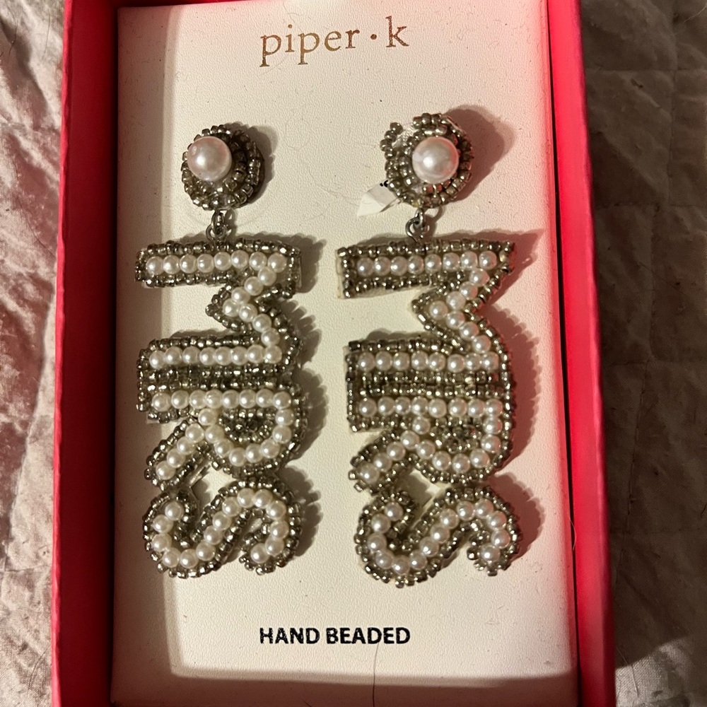 Brand new piper p earrings